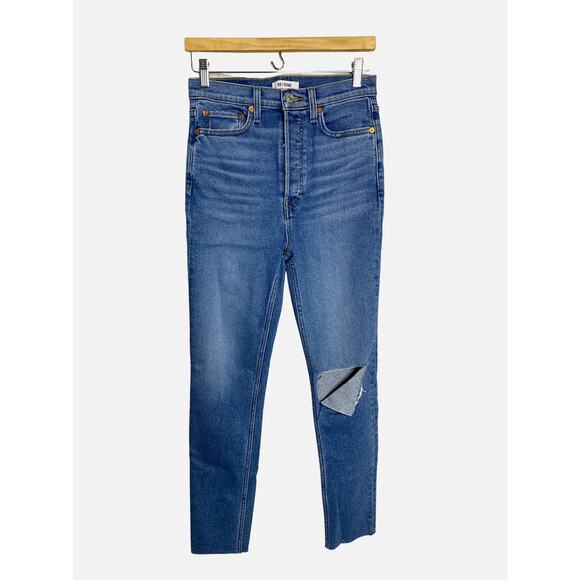 RE/DONE Originals 90s Ultra High Rise Skinny 27 - Picture 3 of 10